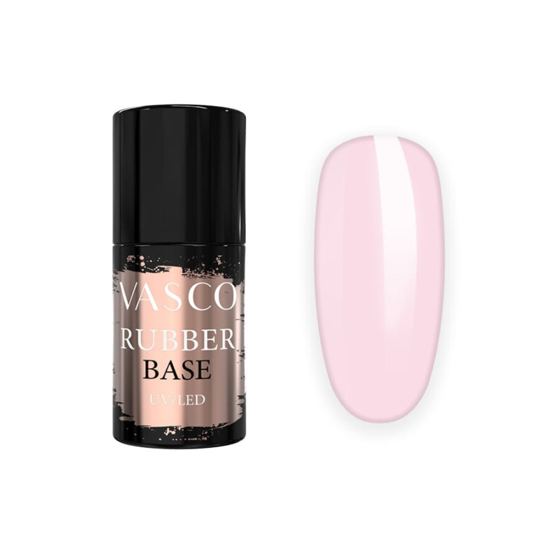 Baza hybrydowa Base Rubber Light Pink Vasco 6 ml