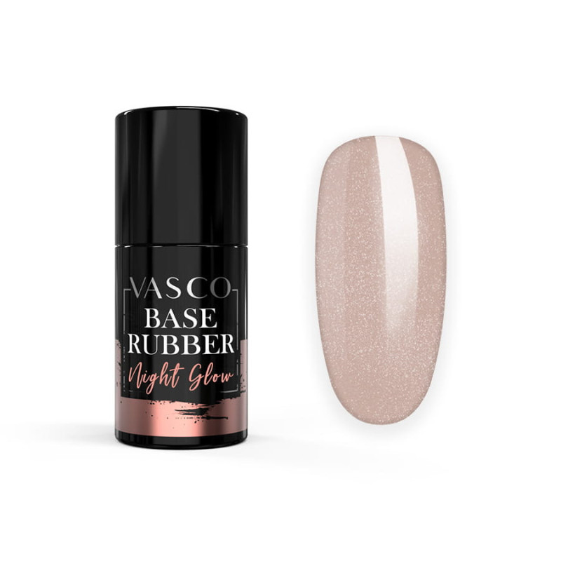 Baza hybrydowa Base Rubber Night Glow R08 Nude Vasco 7 ml