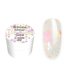 Żel do zdobień Art Gel Princess Glitter Coral Castle 5 ml Vasco