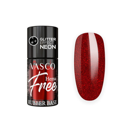 Baza hybrydowa Rubber Base Neon Flash 10 Vasco 6 ml