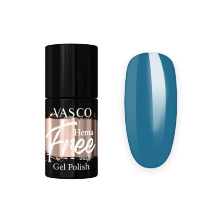 Lakier hybrydowy Hema Free Pro Blue Tea Vasco 6 ml