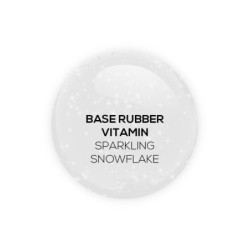 Baza hybrydowa Base Rubber Vitamin Sparkling Snowflake Vasco 15 ml